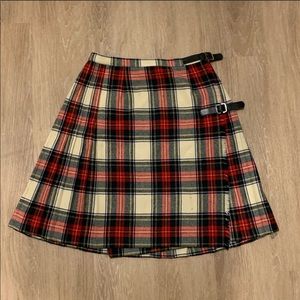 Jacobson’s Vintage Plaid Wrap Skirt